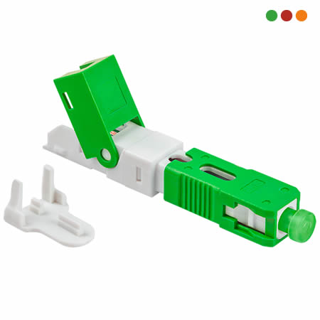 FIBRA-Conector de campo SC/APC y SC/UPC CLICK | 10 Un | XFF 2CSI INTELBRAS