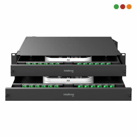 FIBRA-Distribuidor INTERNO OPTICO / Band. DES. SC/APC DIO 48FO D 2U INTELBRAS
