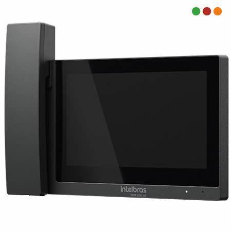 Porteria IP Pantalla TVIP2231HS / 12v / 7" Touch / NEGRA-INTELBRAS