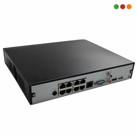 Seg. IP NVR-NVD 8 Canales con Inteligencia | NVR2108HS-I2 | Dahua