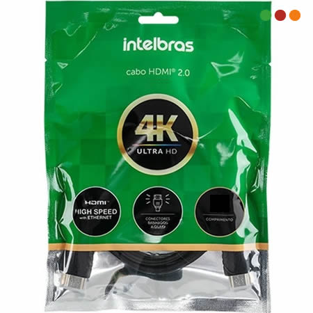 Cable HDMI macho-macho 1.5mts Intelbras CH2015 V.2.0 / 4K