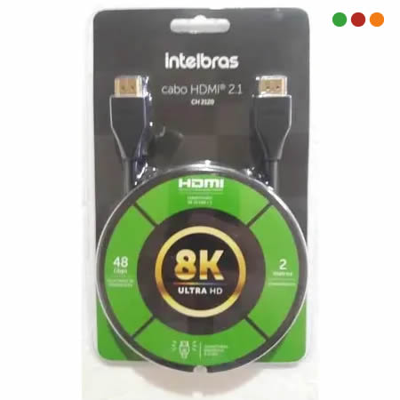 Cable HDMI macho-macho 2.0 ts Intelbras CH2120 V.2.1 / 8K