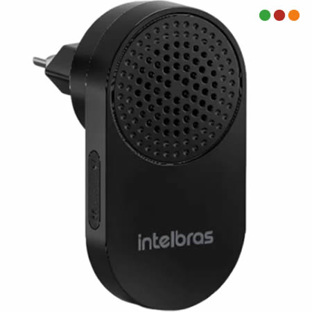 Porteria Timbre inalambrico a dinamo CIK 102 NEGRO-INTELBRAS