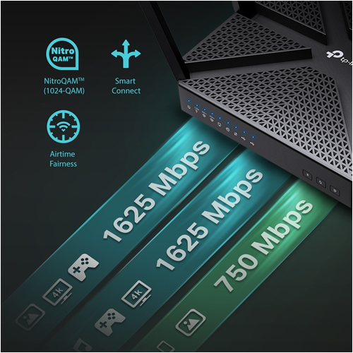 Router WiFi AC4000 Archer C4000 TriBanda TP-LINK