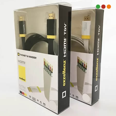 Cable HDMI M/M 2,0 mts EXZELLENZ Blanco Thonet & Vander