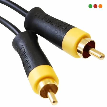 Cable Audio 2 RCA M/1 Plug M 2 Mts STEG Thonet & Vander