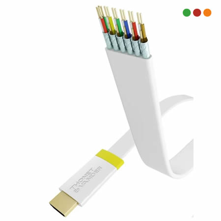Cable HDMI M/M 3,0 mts EXZELLENZ Blanco Thonet & Vander