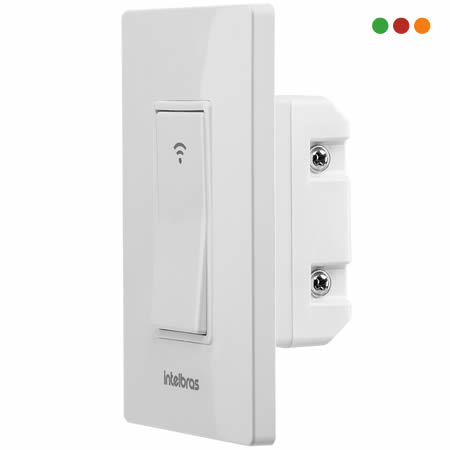Llave de Luz Wifi Rf 433 Mhz 220vac EWS 101 I INTELBRAS