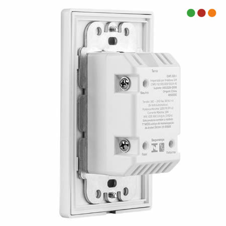 Llave de Luz Wifi Rf 433 Mhz 220vac EWS 101 I INTELBRAS