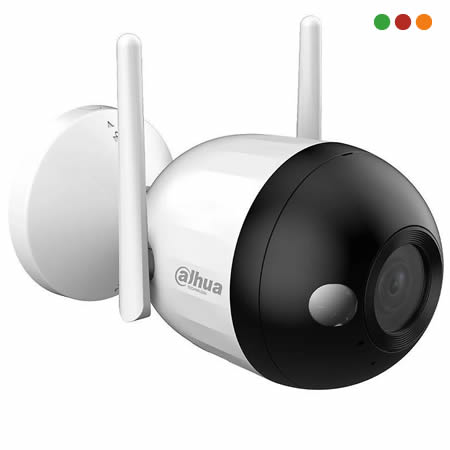 Seg. IP Cam. BULLET 4MP | IPC-F4CP-LED | DAHUA