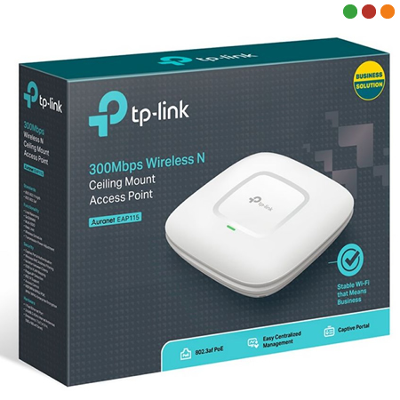 Red Inal-AP 300mb N Wall Mount Eap115 TP-LINK