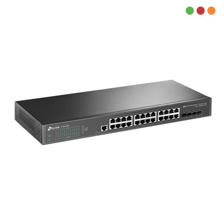 Switch 24p Rackeable Tp-link Tl-sg3428x Gbit l2+ 4 Sfp 10gbp
