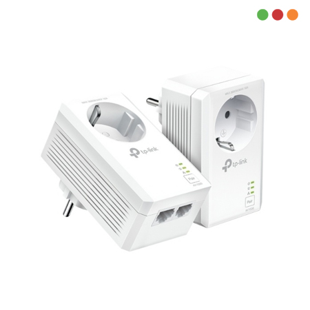 PowerLine-AV1000 1 x Port GIGABIT | Schuko | Pack x 2 | TL-PA7027P | TP-LINK