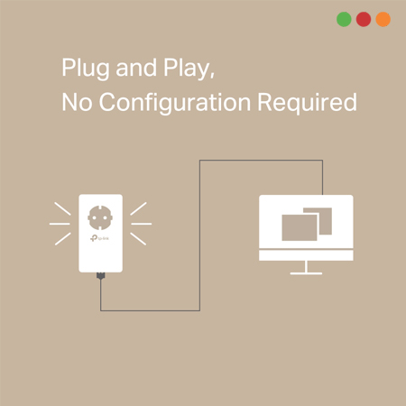 PowerLine AV1000 1x Port GIGABIT Schuko Pack x1 TL-PA7017P TP-LINK