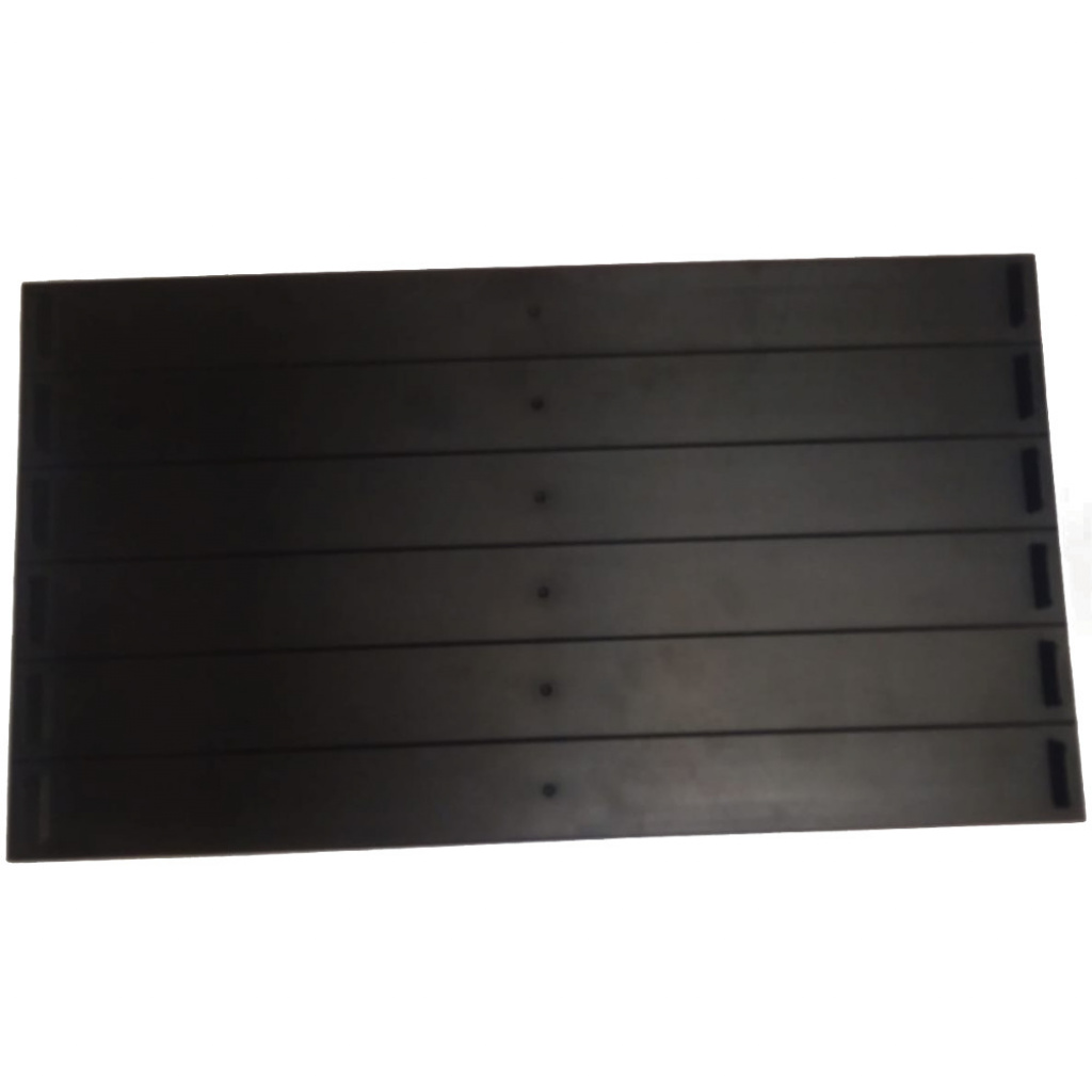 ORGANIZADOR CIEGO (6U) PLASTICO NEGRO TROQUELADO