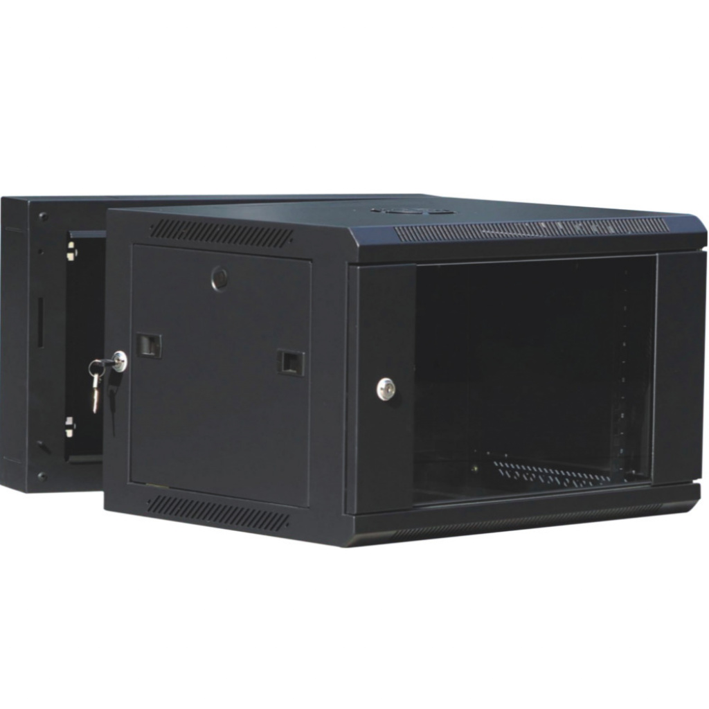 RACK 9U PIVOTANTE BLANCO 600X550 INC PDU 6 Y TORNILLOS