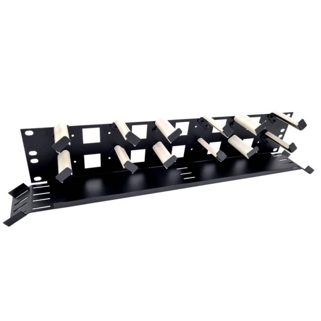 ORGANIZADOR DE CABLE PARA FIBRA OPTICA DE 2U 19