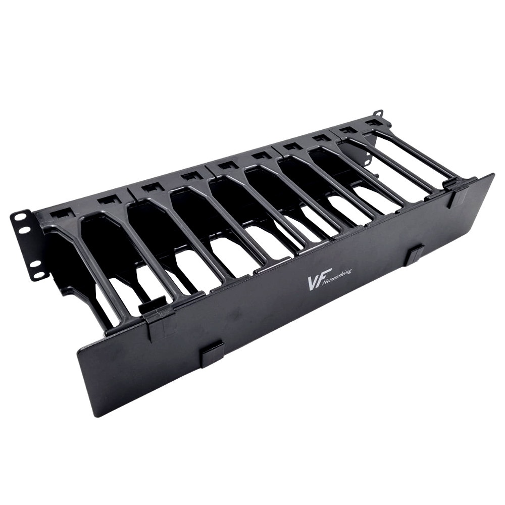 ORGANIZADOR 2U PLASTICO VF C/TAPA NEGRO ALTA DENSIDAD 183 MM