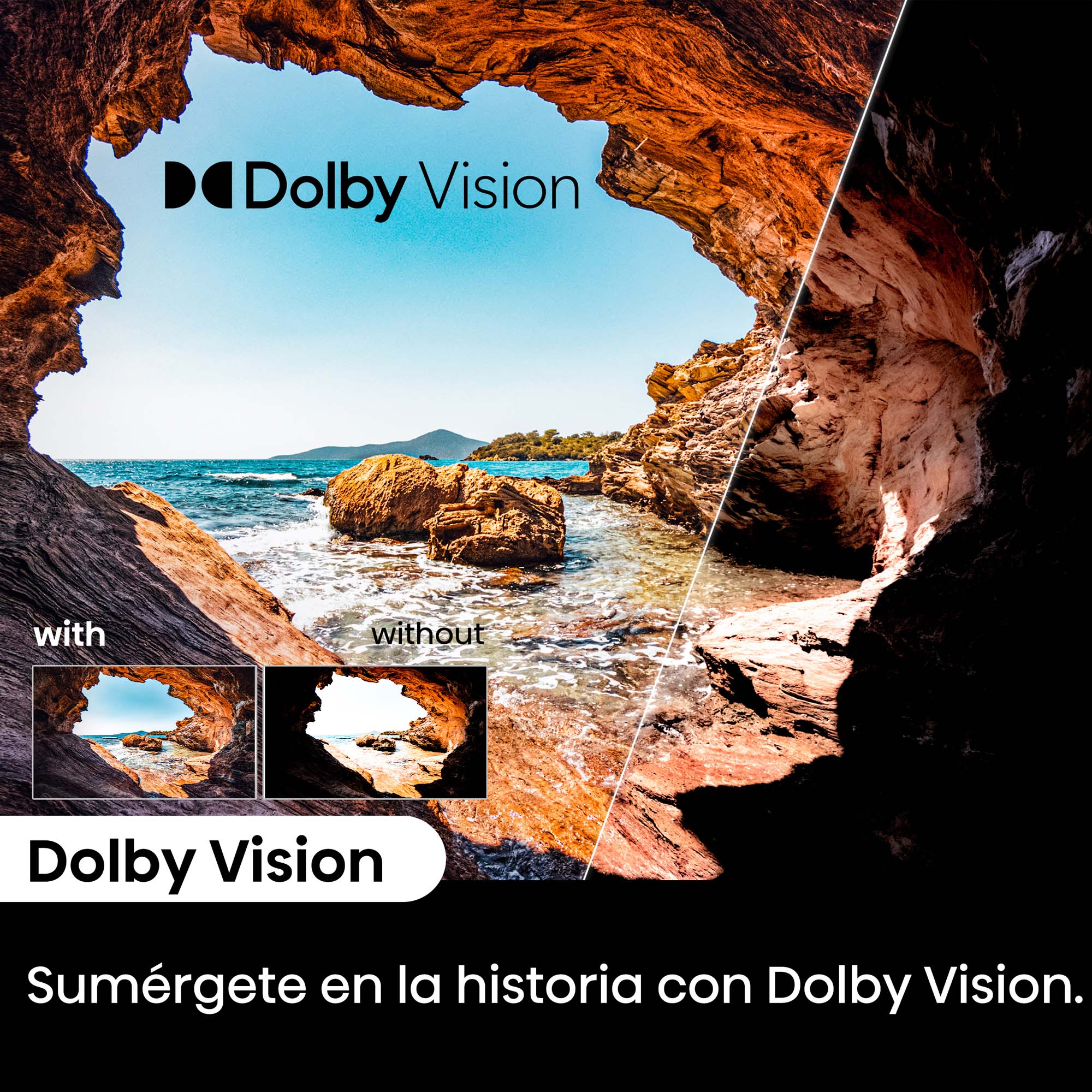 SMART TV Hisense 55A6N 55” 4K Ultra HD VIDAA Dolby Vision