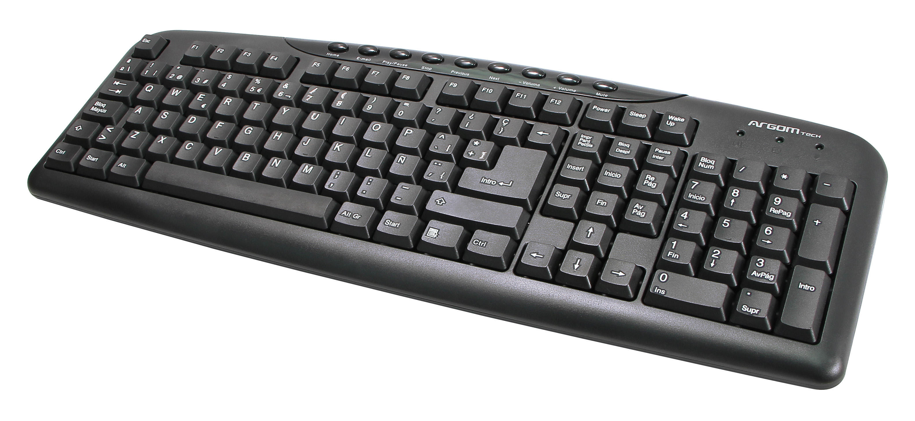 TECLADO MULTIMEDIA ARGOM
