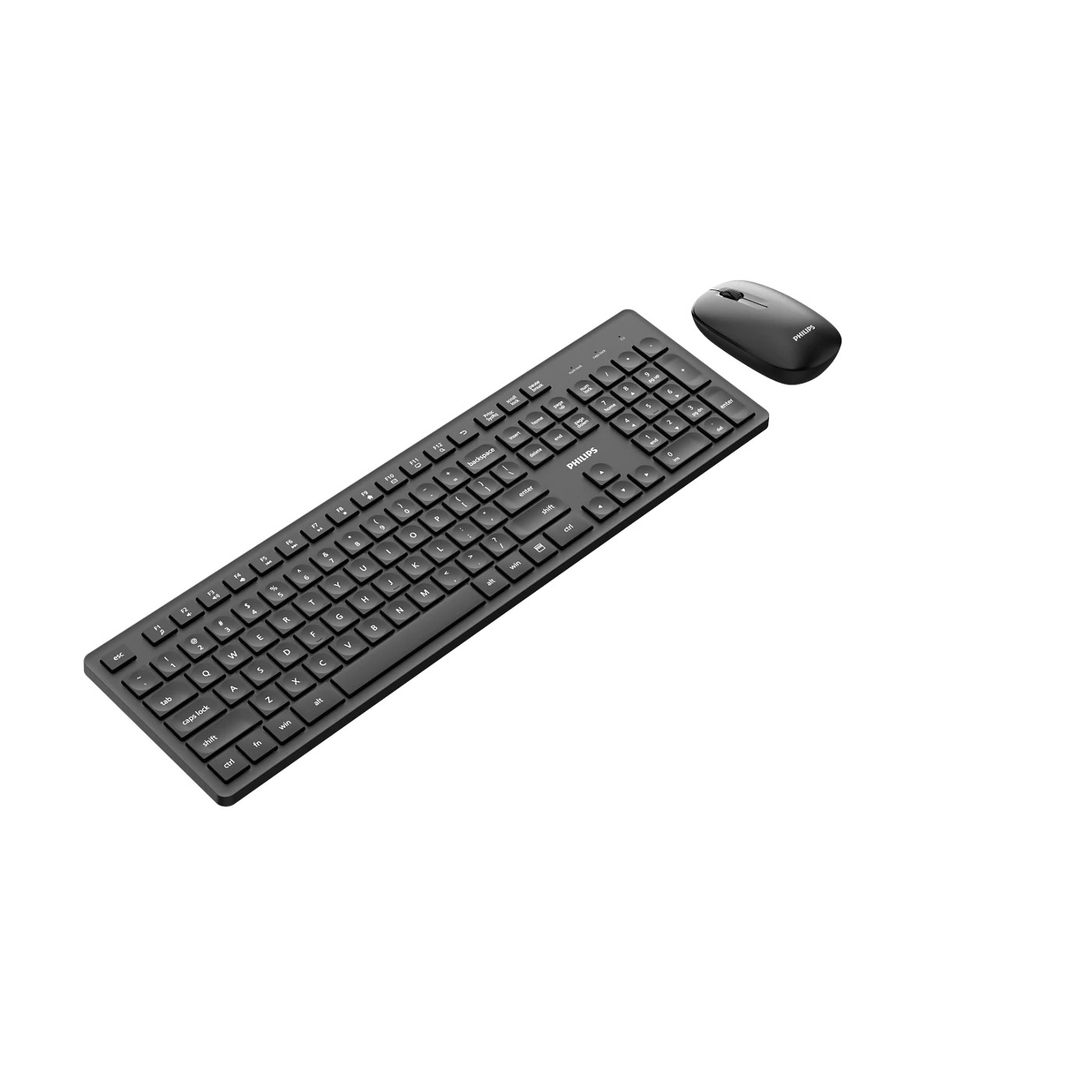 Combo Teclado y Mouse Inalambricos Philips Spt6318 Negro