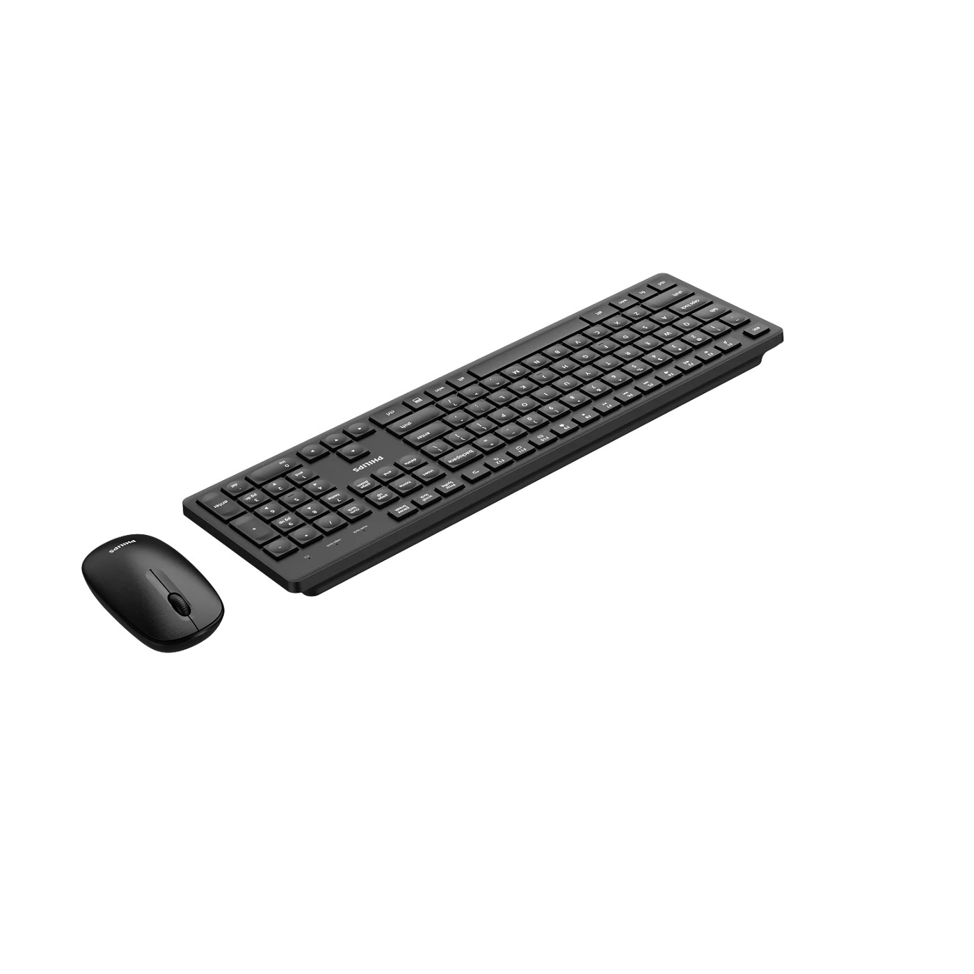 Combo Teclado y Mouse Inalambricos Philips Spt6318 Negro
