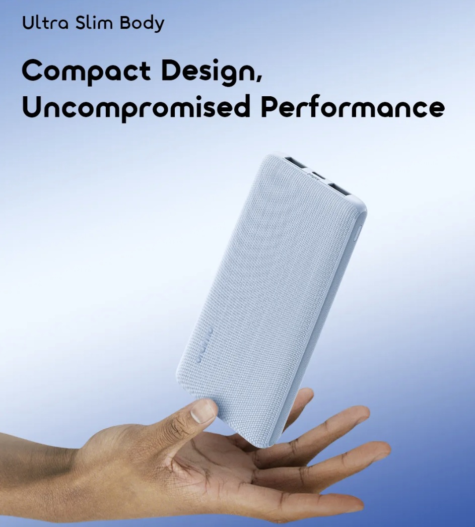 Powerbank Oraimo PowerFlow B11 10000mAh 15W USB-C Celeste