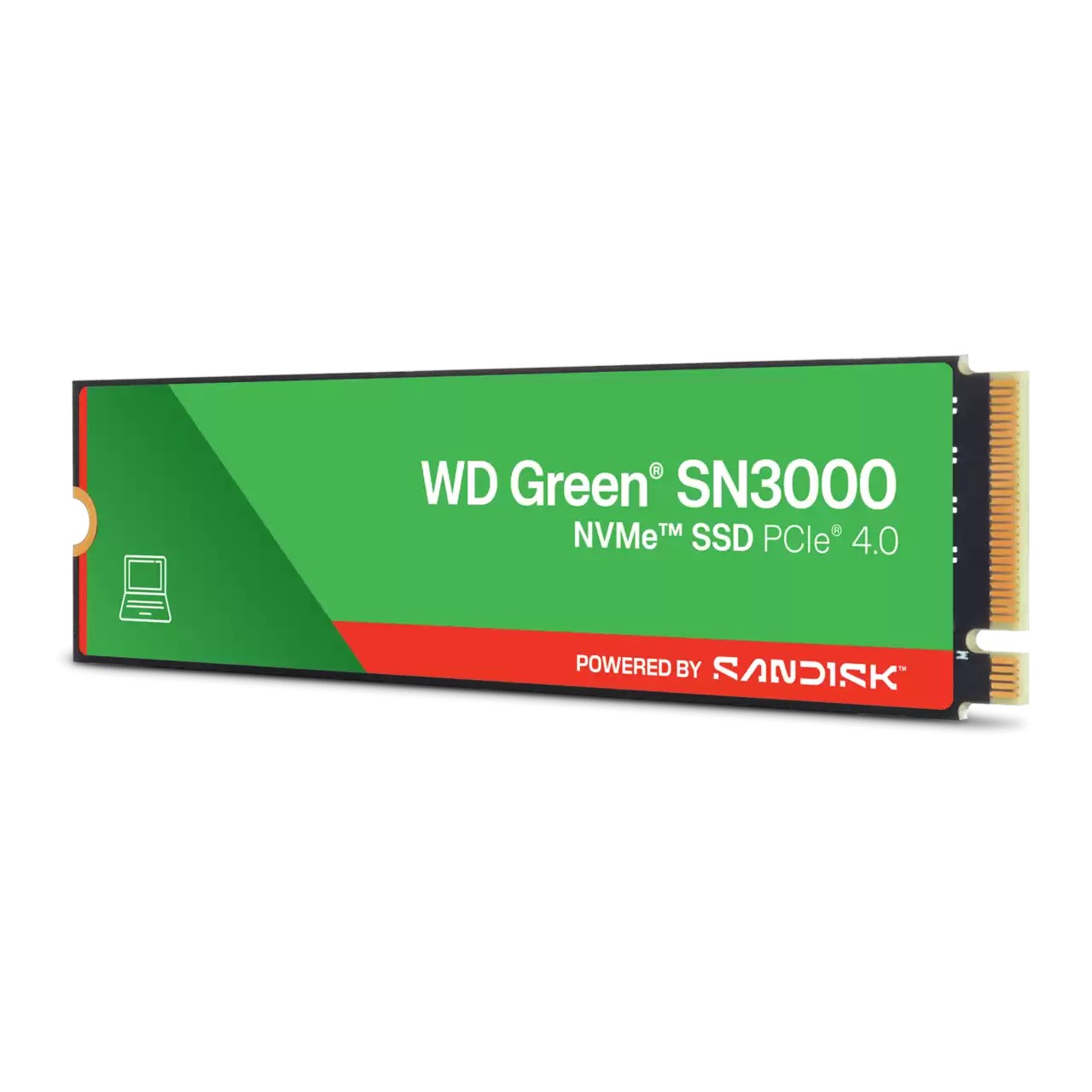 Disco Ssd Nvme M2 2280 de 500gb Western digital Green Sn3000