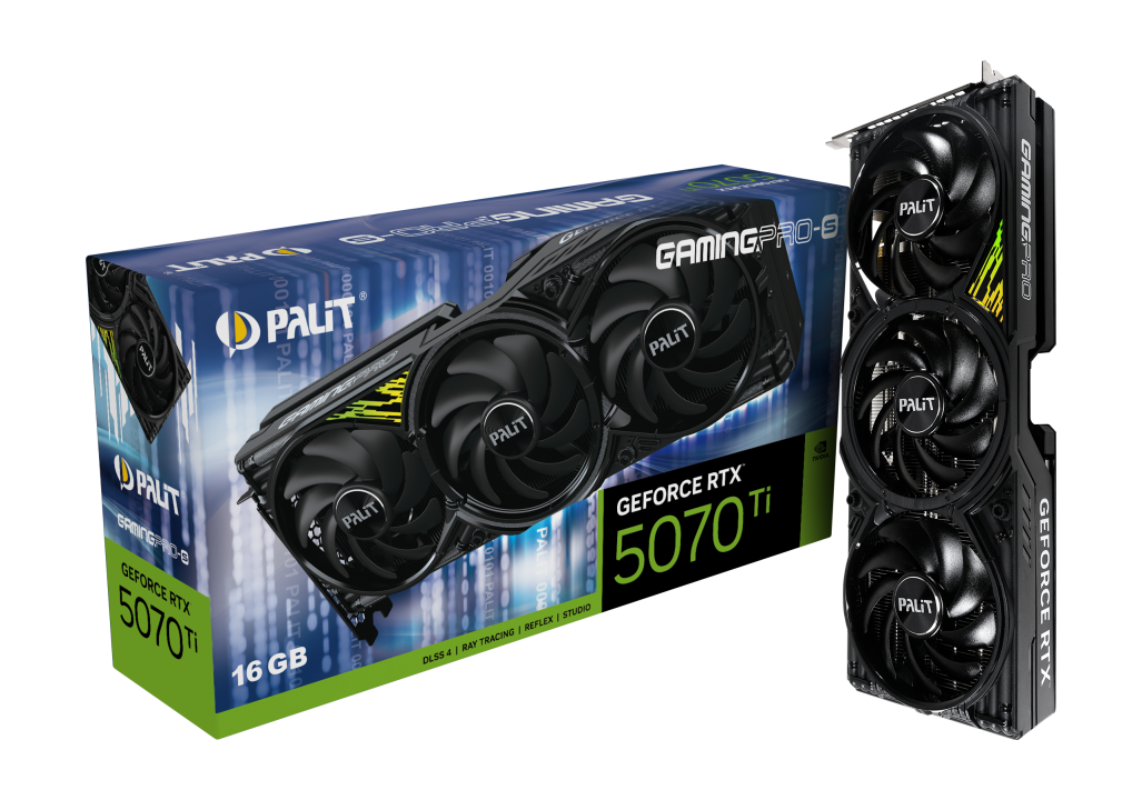 Tarjeta Grafica Palit Geforce Rtx 5070 ti Gaming pro-s 16gb