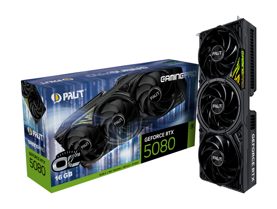 Tarjeta Grafica Palit RTX 5080 GamingPro OC 16GB GDDR7