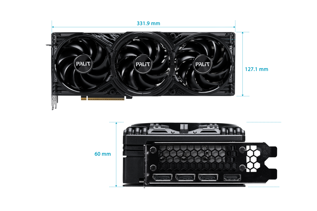 Tarjeta Grafica Palit RTX 5080 GamingPro OC 16GB GDDR7