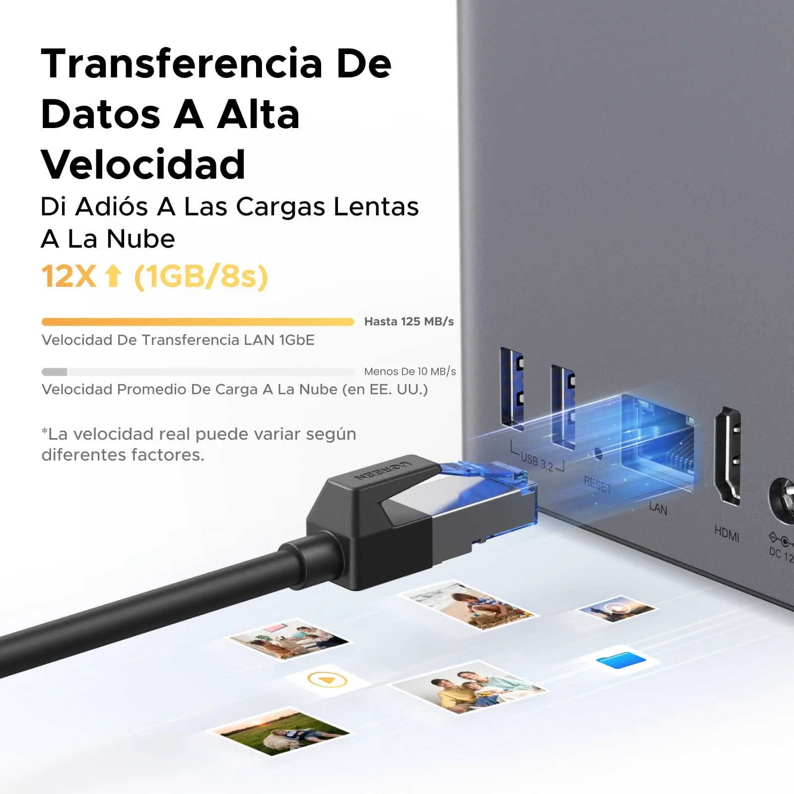 NAS UGREEN DH2300 2 Bahías 4GB RAM NFC HDMI 2.5G