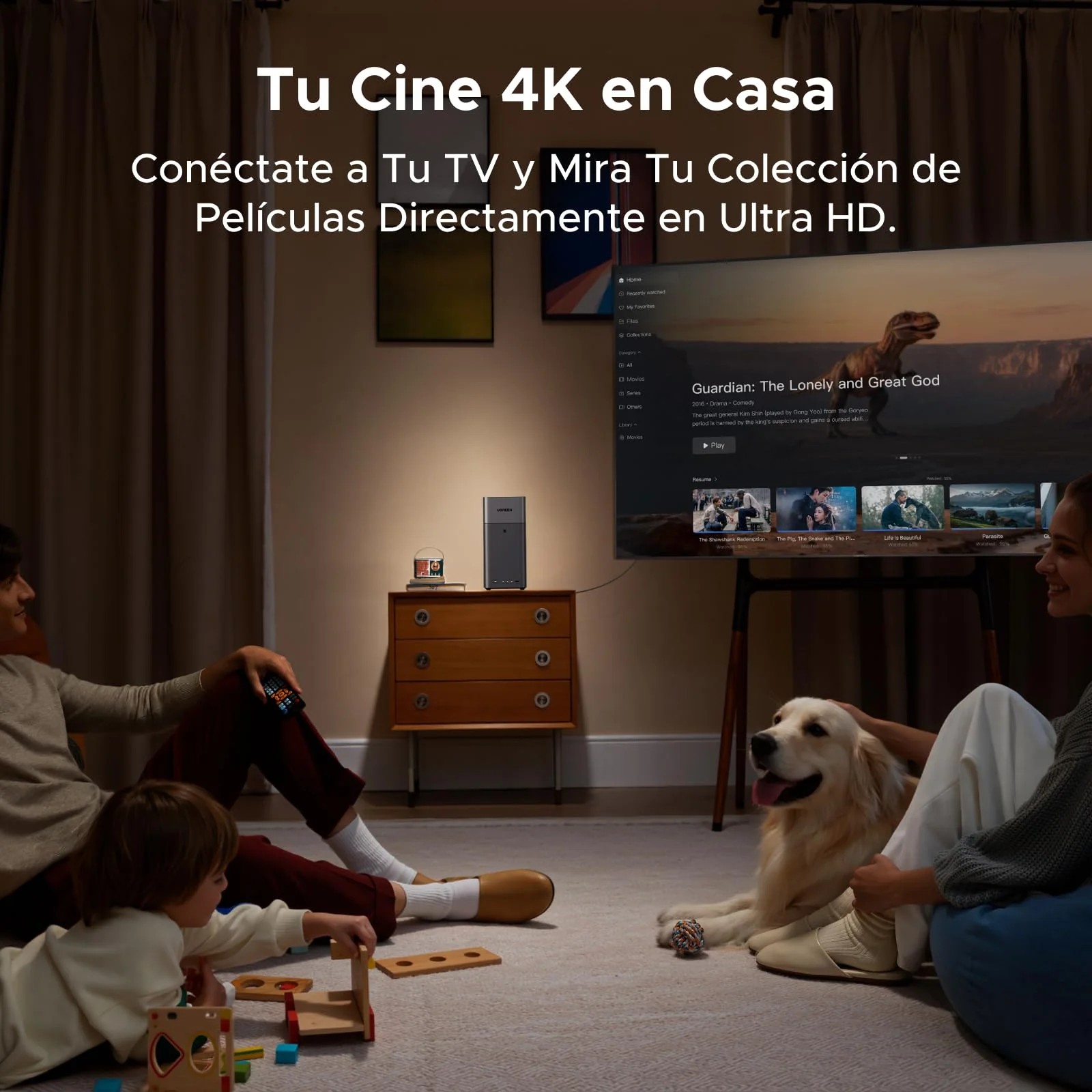 NAS UGREEN DH2300 2 Bahías 4GB RAM NFC HDMI 2.5G