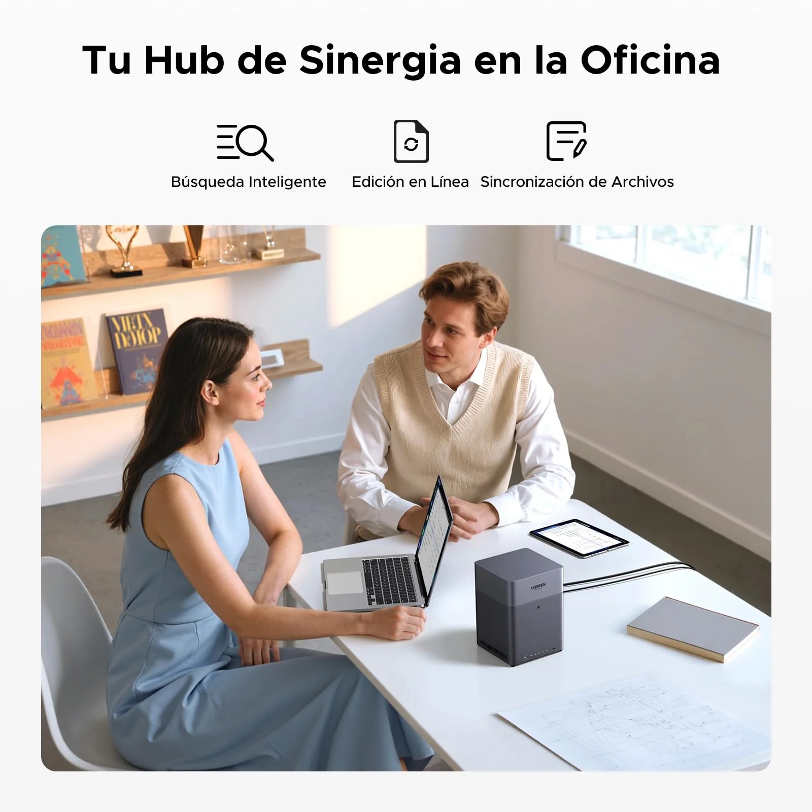 NAS UGREEN DH4300 Plus 4 Bahias 120TB 2.5GbE