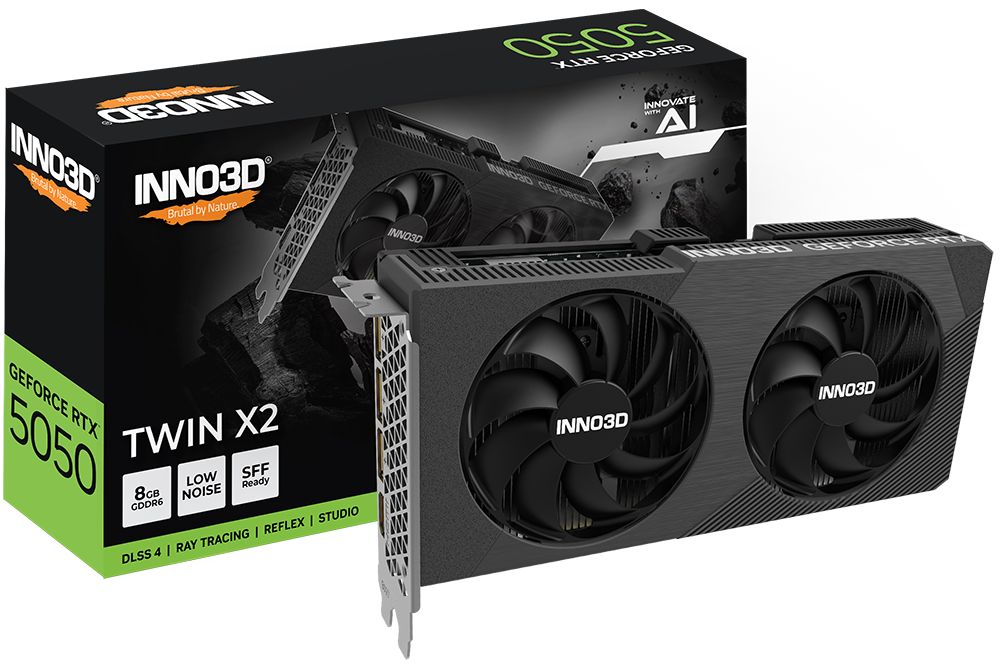 Tarjeta Grafica INNO3D GeForce RTX 5050 TWIN X2 8GB GDDR6