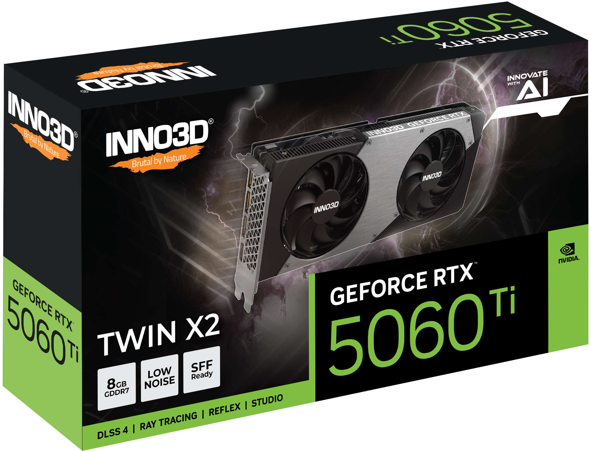 Tarjeta Grafica Inno3d Geforce Rtx 5060 Ti Twin X2 8gb GDDR7