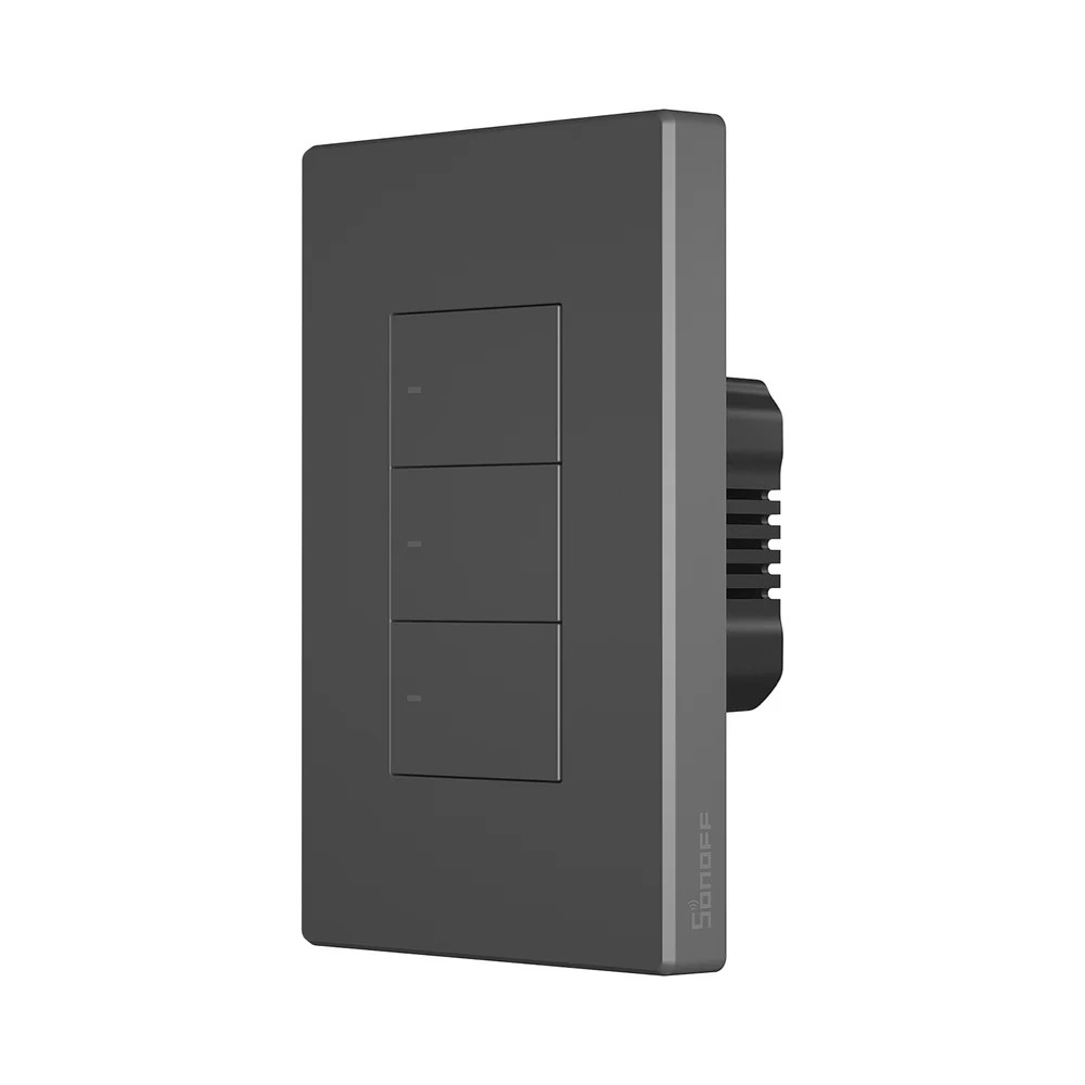Interruptor Sonoff M5-3C Matter WiFi 3 Gang Gris
