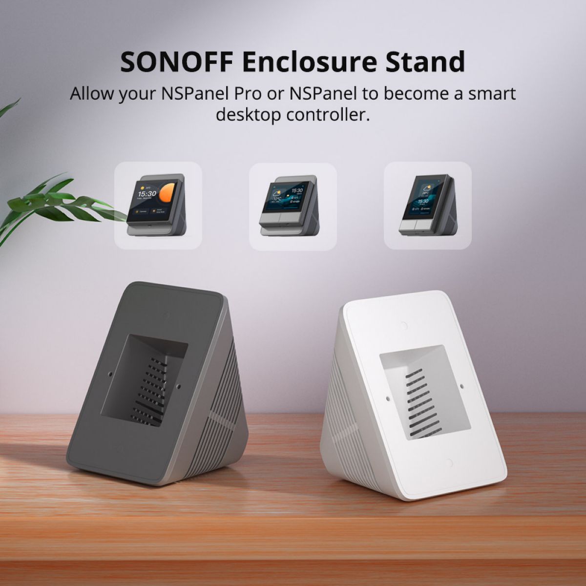 Soporte Sonoff Nspanel Enclosure Stand Gris