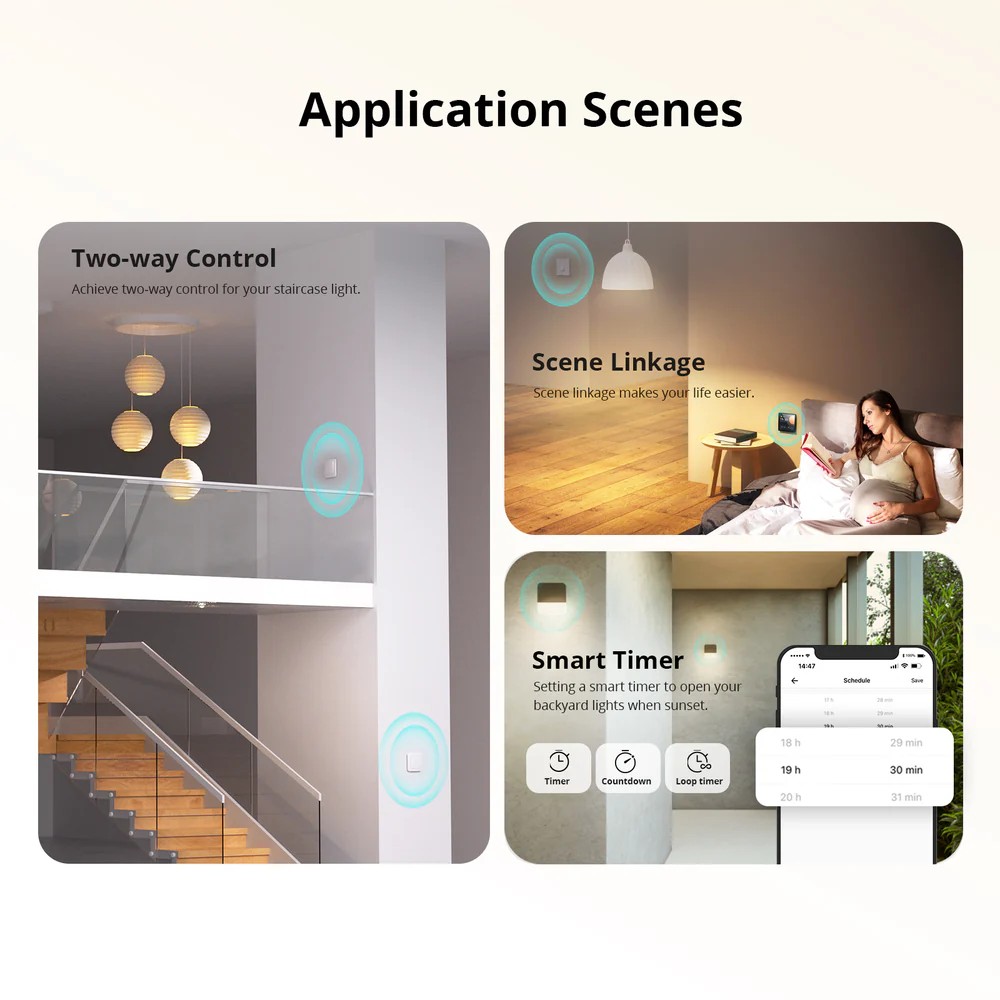 Interruptor Sonoff ZBMINIL2 Zigbee Sin Neutro Mini