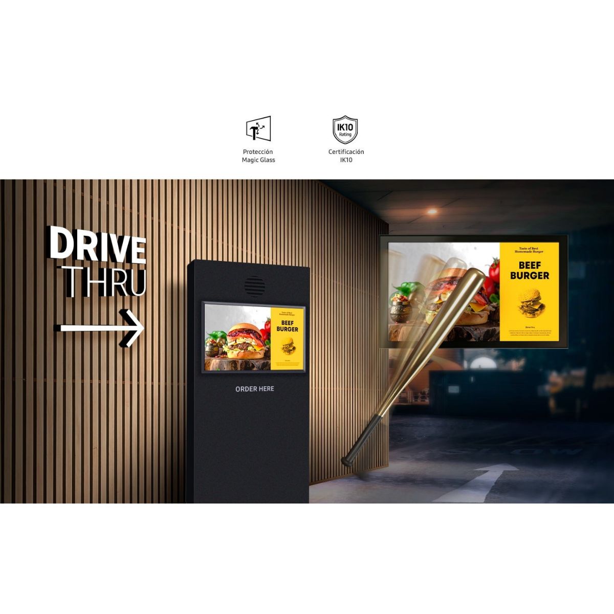 Pantalla Samsung Oh24b Outdoor 24 Full Hd