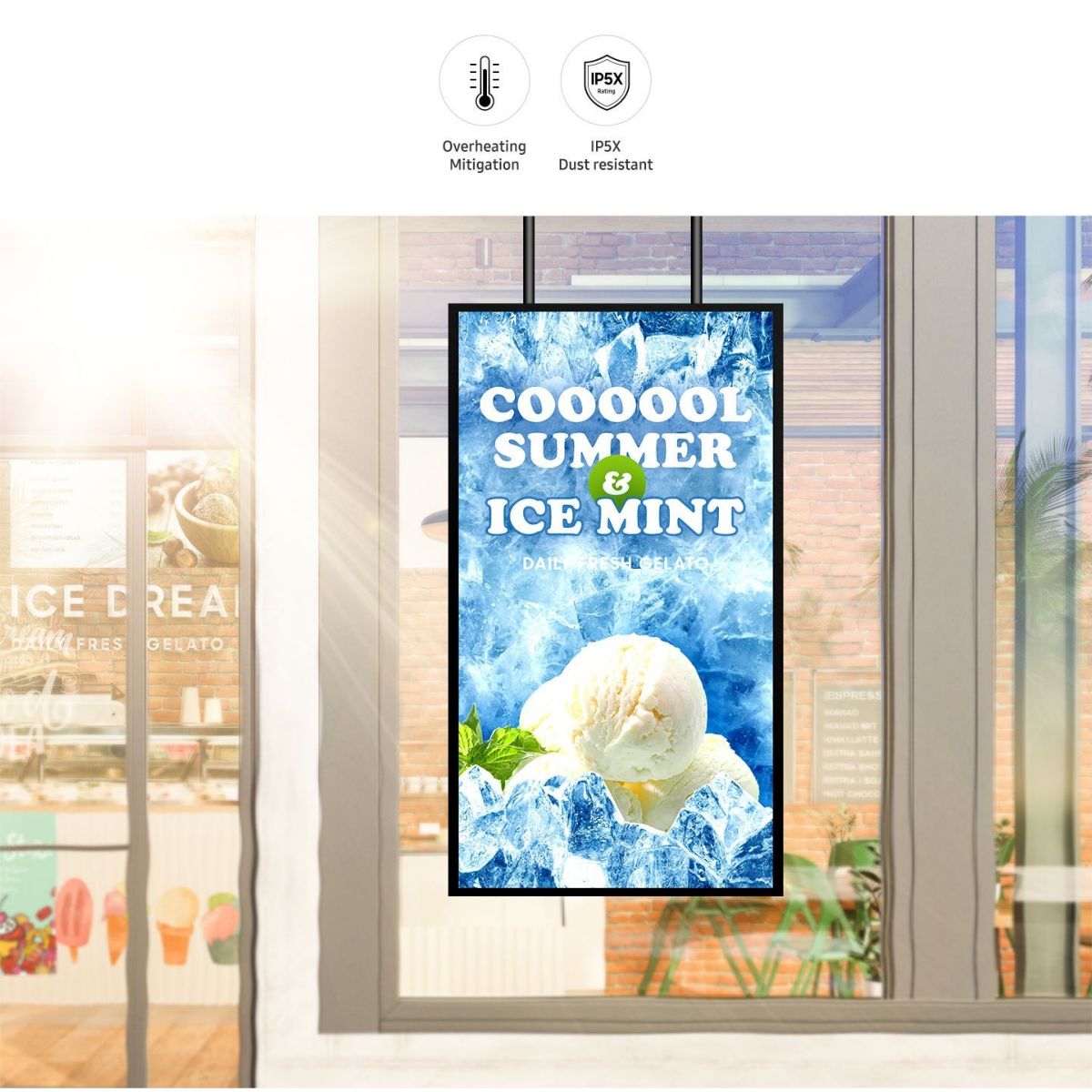 Pantalla Samsung 55 Uhd 4k Om55b Ventana