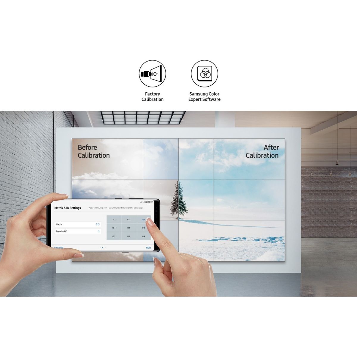 Video Wall Samsung 55