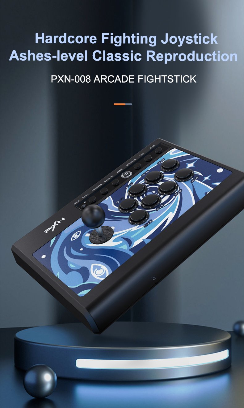 Joystick PXN 008 Arcade Fight Stick USB Multiplataforma