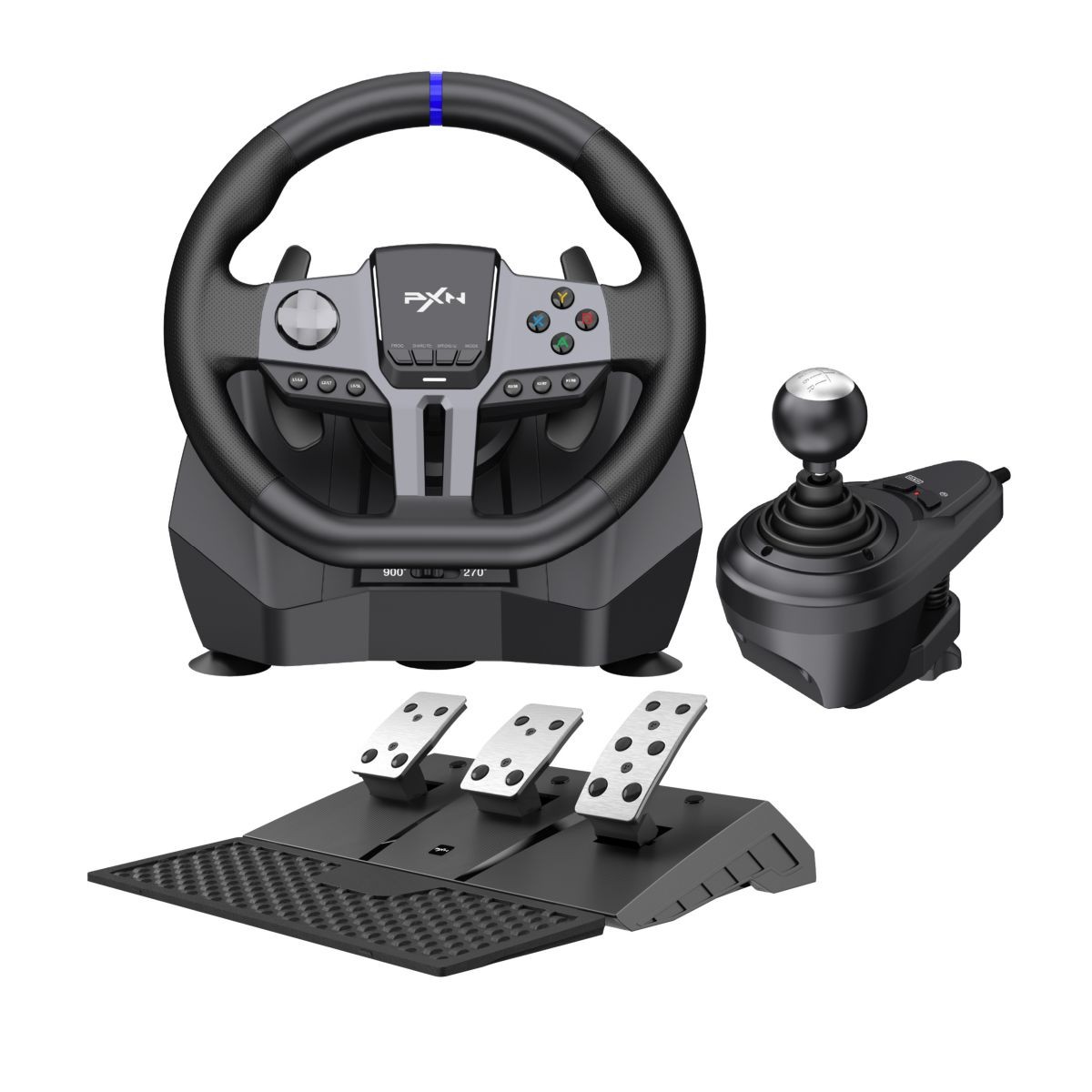 Volante PXN V9 Gen2 PC PS4 Xbox One con Pedales y palanca