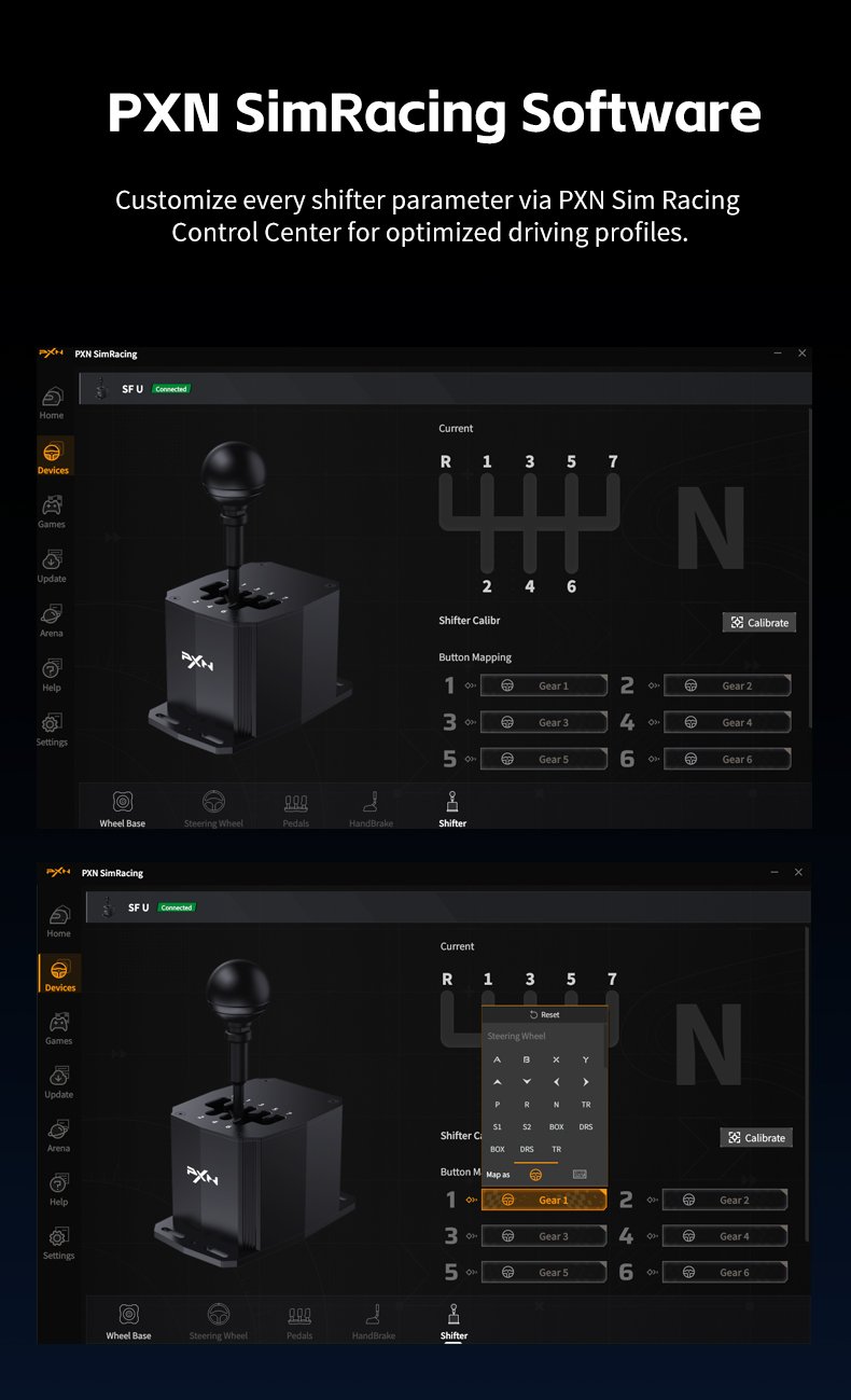 Palanca De Cambio Pxn 7+1 Sf U