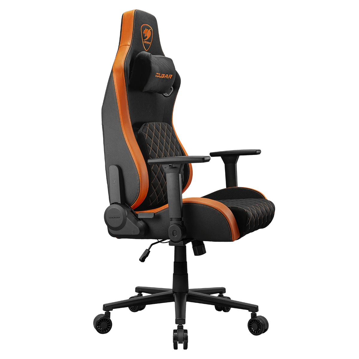 Silla Gamer Cougar Defensor Orange F Reclinable Negro