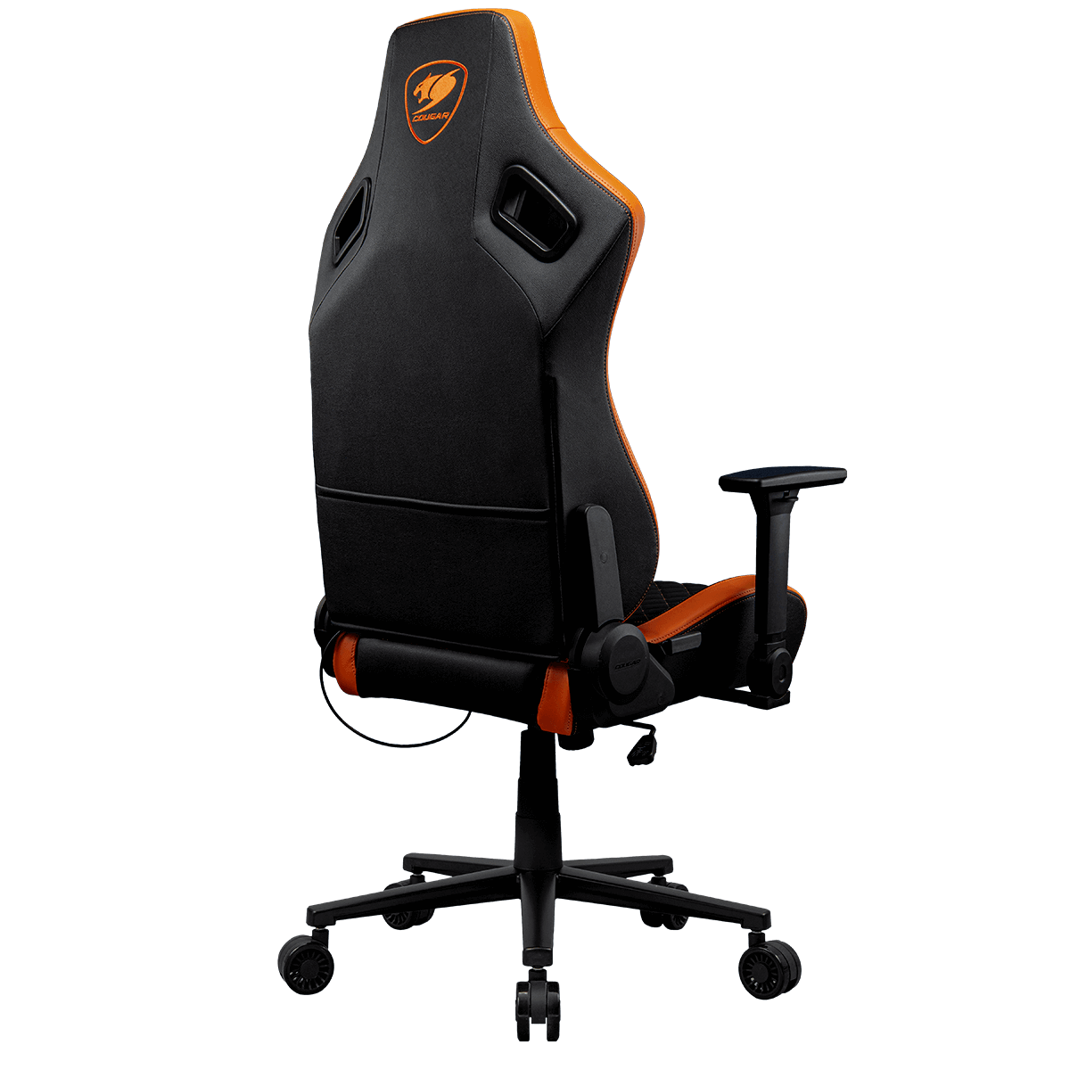 Silla Gamer Cougar Defensor Orange F Reclinable Negro