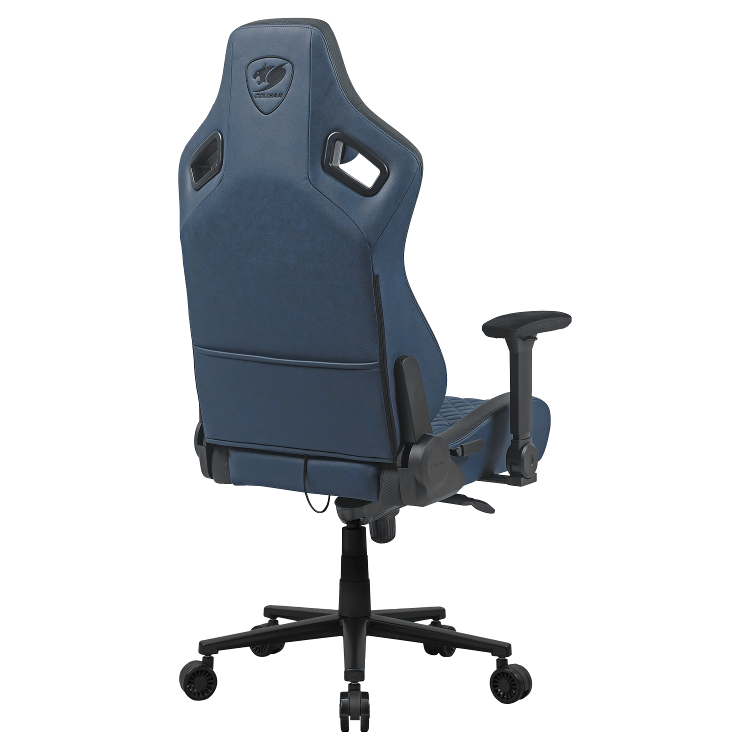 Silla Gamer Cougar Defensor S Navy Blue F con soporte lumbar