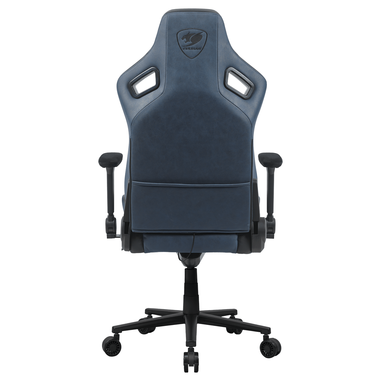Silla Gamer Cougar Defensor S Navy Blue F con soporte lumbar