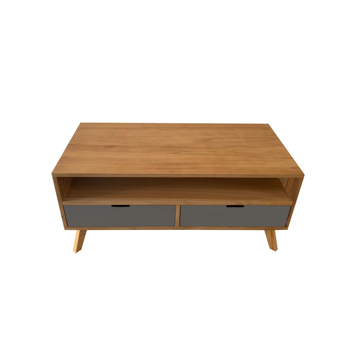 Mesa Ratona Cajones Gris Oscuro